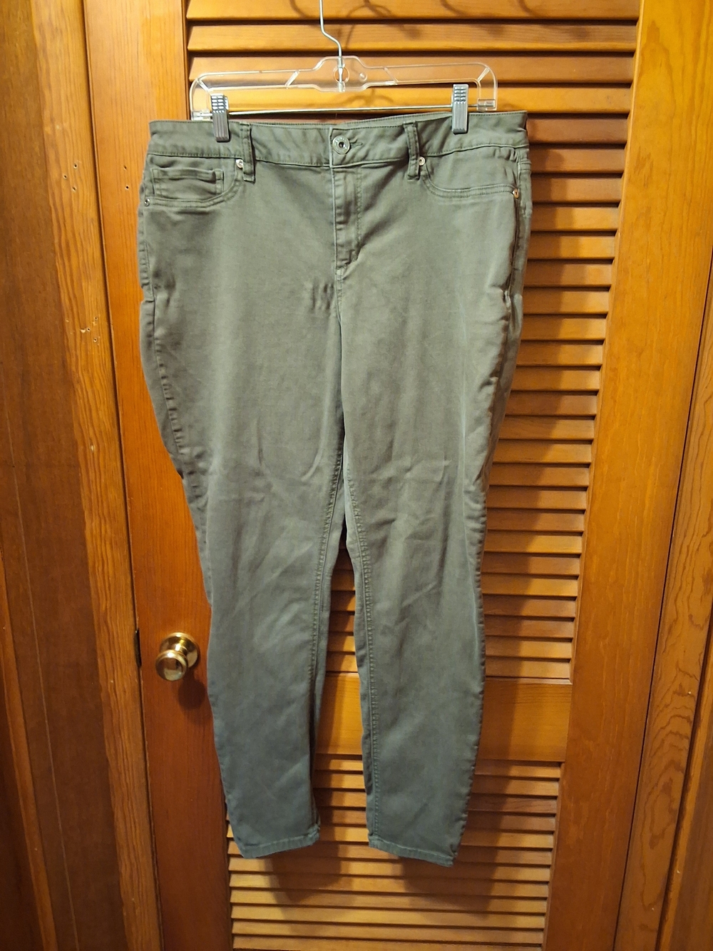 Womens Mauricrs Green Jeans